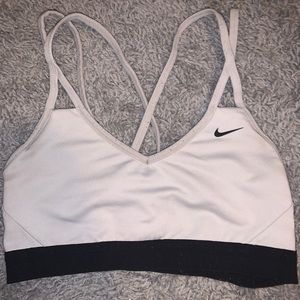 White Nike Sports Bra